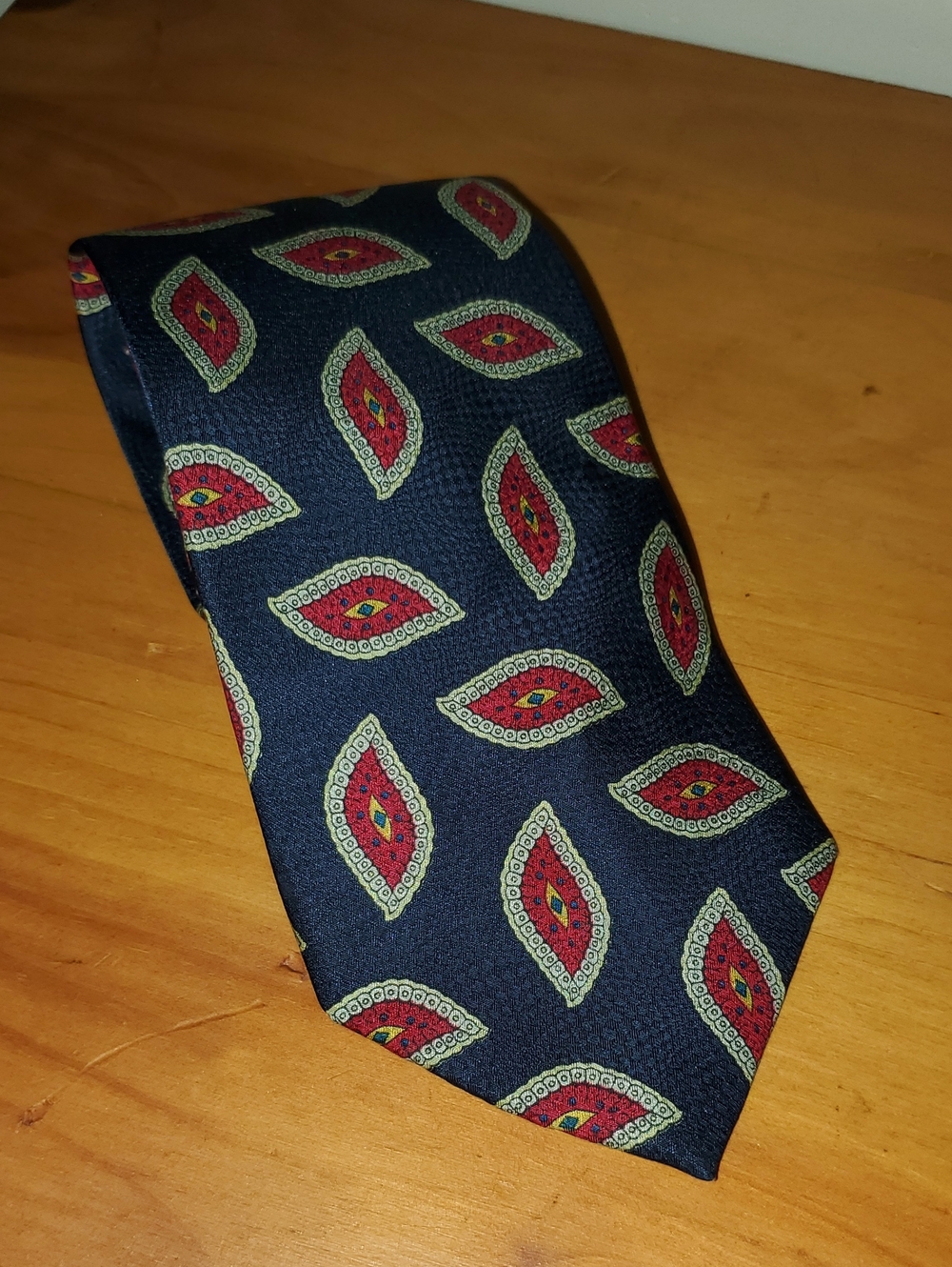 Vintage Evil Eye Eagle Shirtmaker Tie MCM